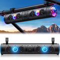 Ehaho 27 Inch UTV Sound Bar with RGB Lights, ATV SoundBar Bluetooth,700W Stereo Amplified Powersports SXS Sound Bar,Waterproof Golf Cart SoundBar,UTV Speakers for Marine SXS Polaris RZR Can-Am