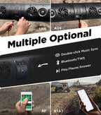 Ehaho 27 Inch UTV Sound Bar with RGB Lights, ATV SoundBar Bluetooth,700W Stereo Amplified Powersports SXS Sound Bar,Waterproof Golf Cart SoundBar,UTV Speakers for Marine SXS Polaris RZR Can-Am